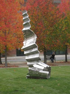 Gillian Christy, American Dreams, Stainless Steel, 156 x 60 x 48 inches